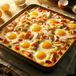 A golden-brown casserole emerges from the oven, steam rising, revealing layers of fluffy eggs, savory turkey sausage, melted cheese, and vibrant vegetables. Each spoonful promises a perfect blend of flavors, a symphony of breakfast delights that satisfies every craving. This isn't just breakfast; it's a masterpiece on your plate, the ultimate turkey egg breakfast casserole.