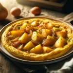 Thick Egg Omelet with Potatoes and Onions Recipes