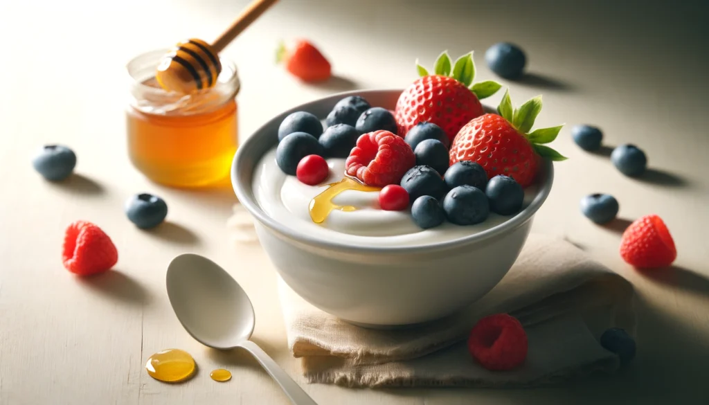 Greek Yogurt with Fresh Berries and Honey: A Nutritious Breakfast