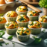 Keto Spinach and Feta Egg Muffins Recipe