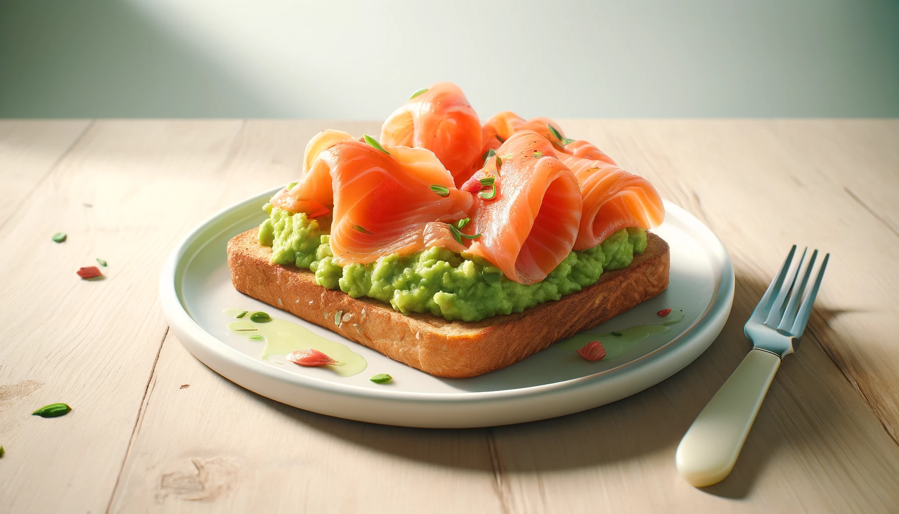 Whole Wheat Avocado Toast with Smoked Salmon