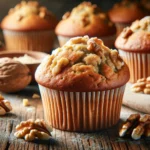 Banana Walnut Muffins with Greek Yogurt