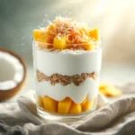 Coconut Yogurt Parfait Recipe with Mango and Toasted Coconut | Healthy Breakfast Idea